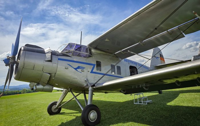 Blick auf die historische Antonov AN2