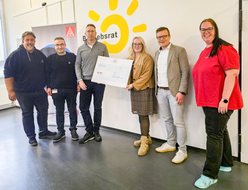 Spende vom Mercedes Werk Mettingen